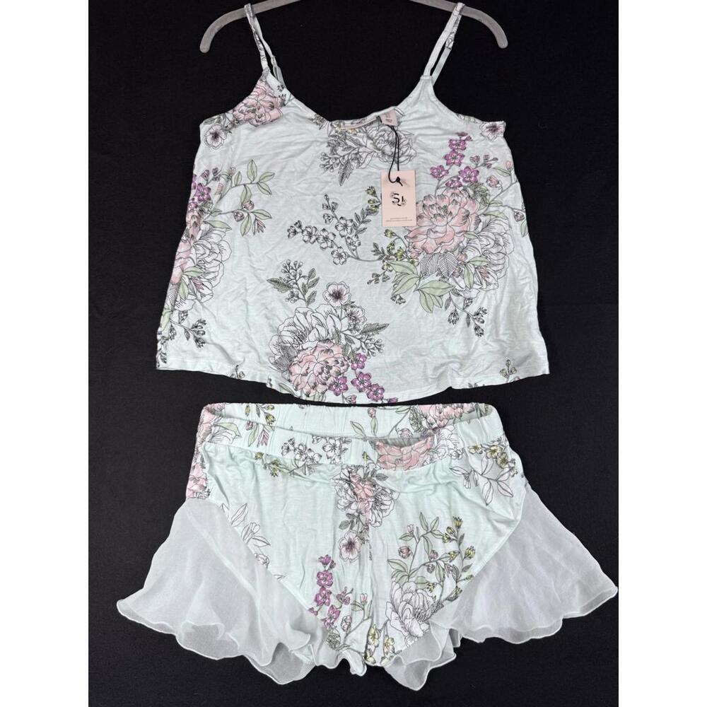 Sincerely Jules Intimate Sleepwear Set Size Small Women's Fairy Floral Soft